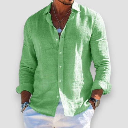 Luca | Camisa de lino elegante y ligera